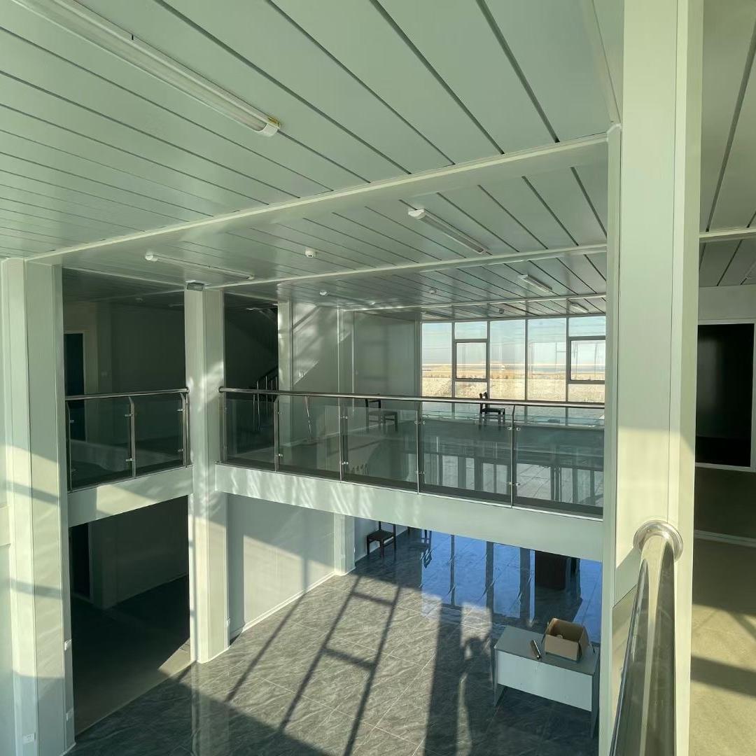 Container house interior display